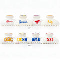 Personalized College Hair Claw Clip