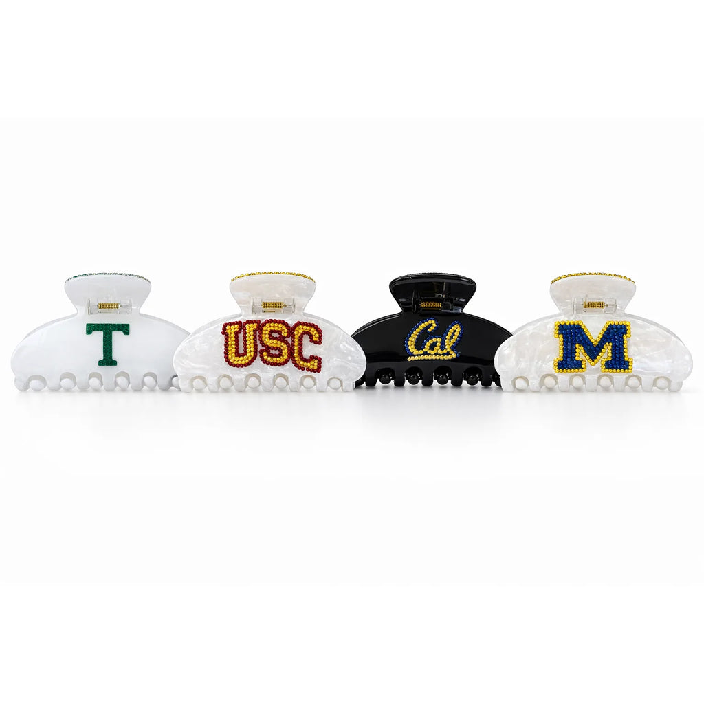 Personalized College Hair Claw Clip